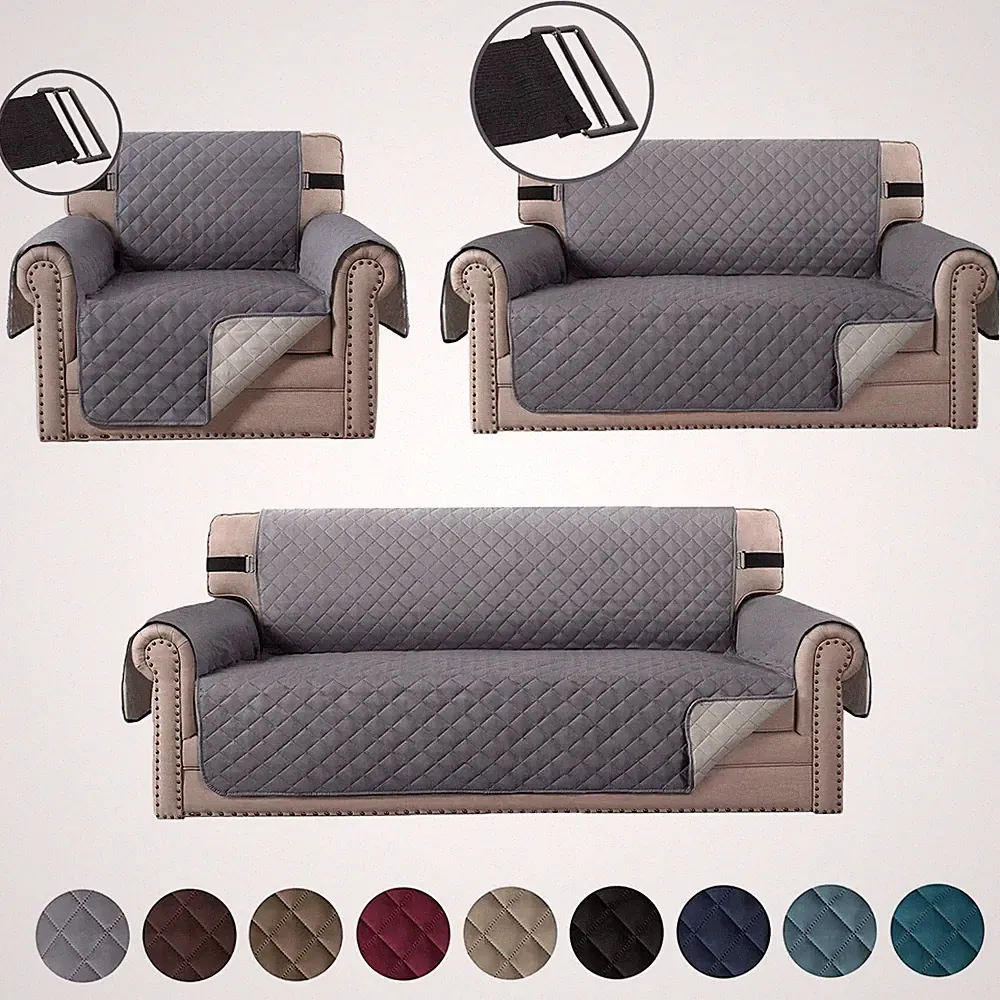 1/2/3 Seater Anti-slip Sofa Cover Recliner Cover Slipcover Armchair Protector