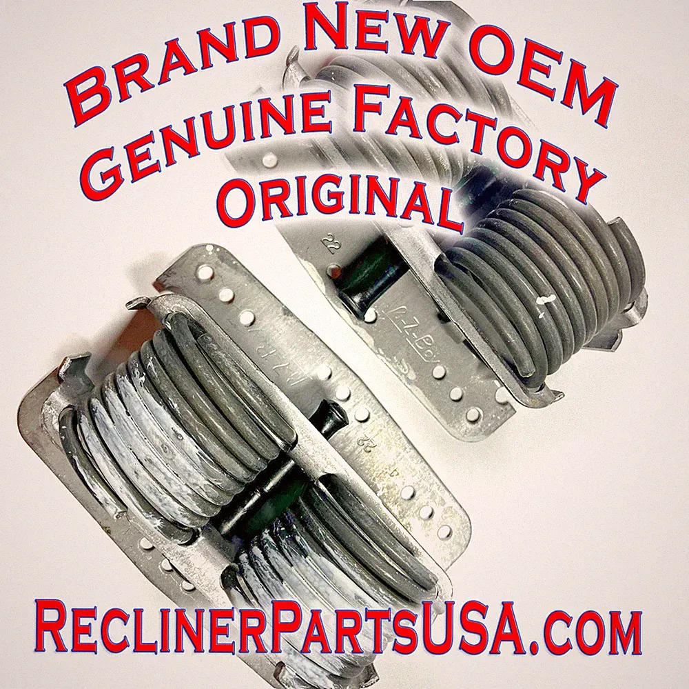2 Replacement Heavy Duty Genuine La-z-boy Recliner Rocker Springs (WITH PINS)