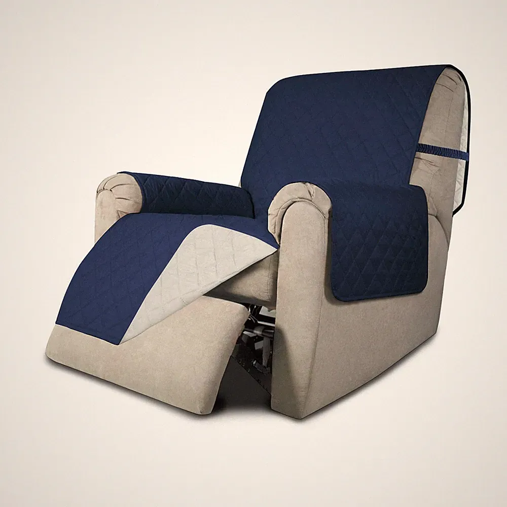 Easy-Going Recliner Chair Slipcover Reversible Sofa Cover Water Resistant Cou...