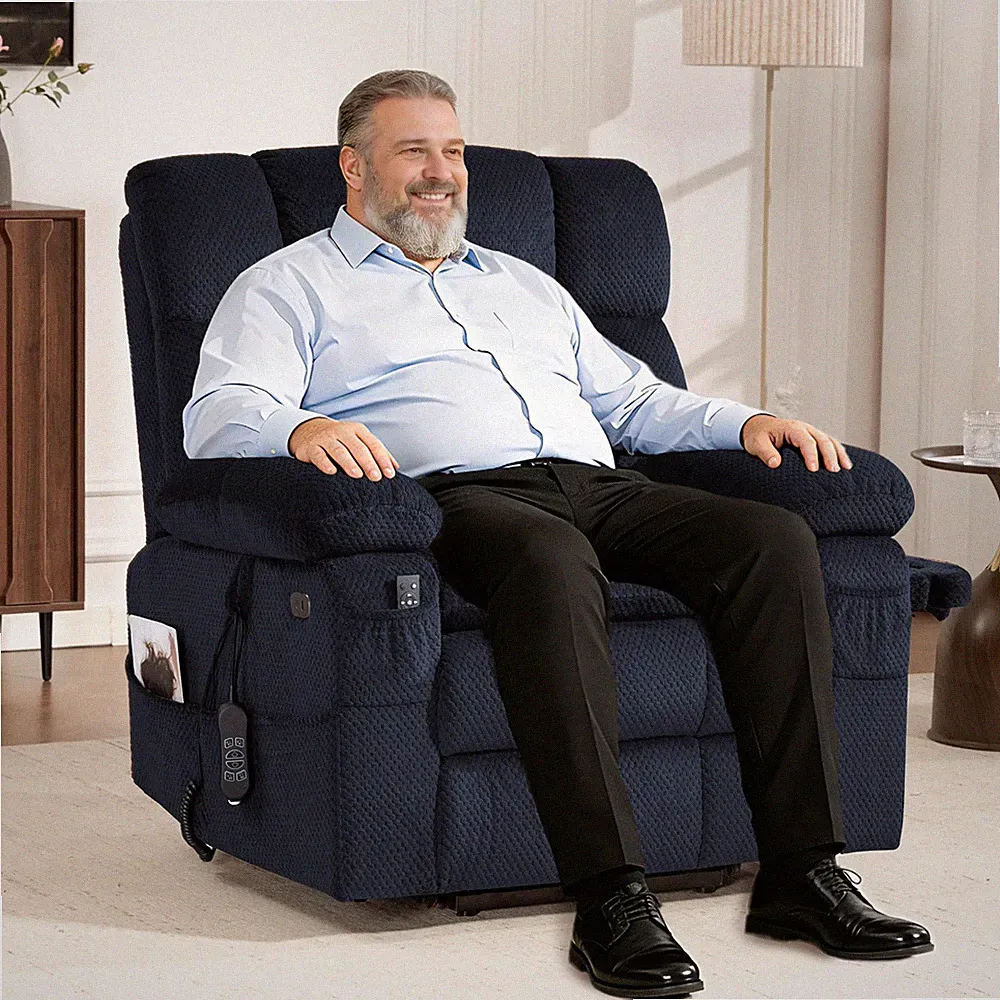 Power Lift Recliner Chair for Elderly with Adjustable Headrest,Oversized Extra