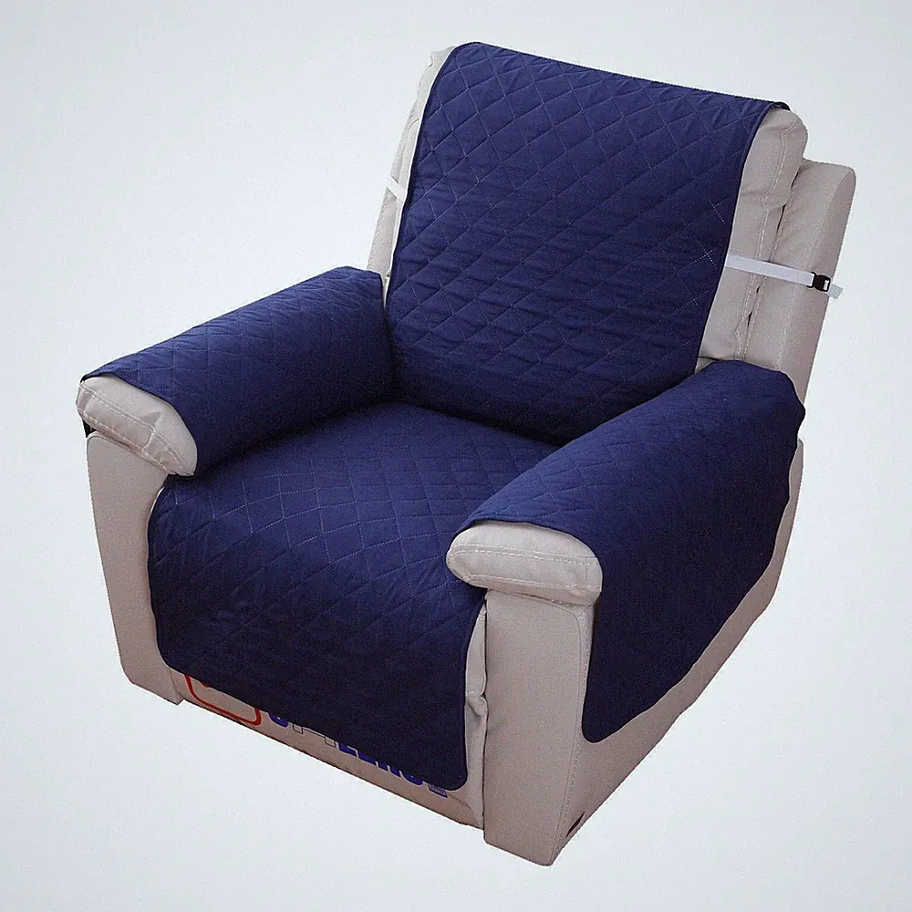 Quilted Recliner Chair Couch Slipcover Mat Armchair Slipcover Sofa Pet Protect