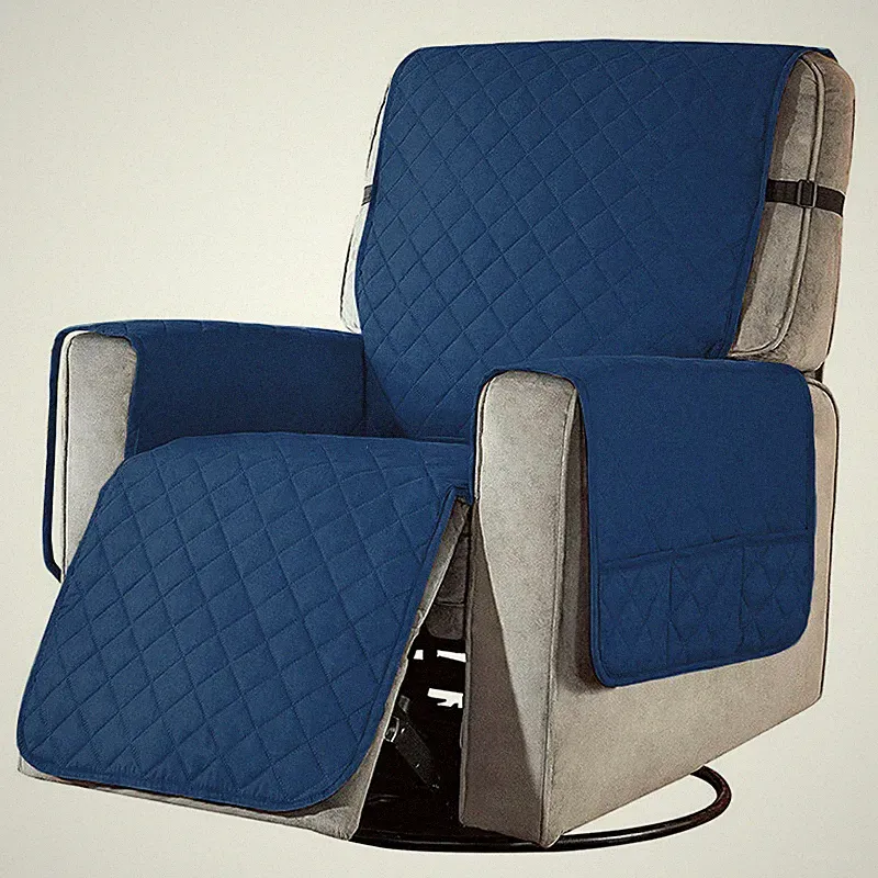 Quilted Recliner Chair Couch Slipcover Mat Armchair Throw Cover Sofa Protector ▱